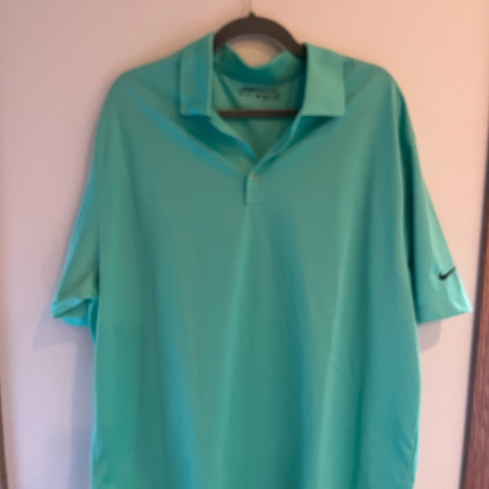 Nike Men's Aqua Polo Shirt